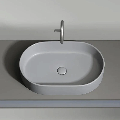 Раковина Ceramica Nova ELEMENT CN6048MH Антрацит матовый накладная Раковина Ceramica Nova ELEMENT CN6048MH Антрацит матовый накладная