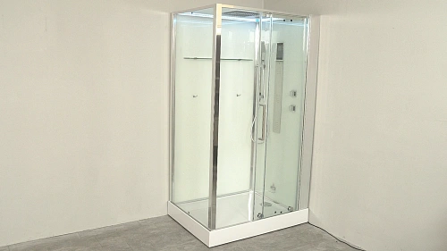 Душевая кабина Timo Premium HELMA (90x120x220) H-520R-T-CH/C стульчик прозрачный Душевая кабина Timo Premium HELMA (90x120x220) H-520R-T-CH/C стульчик прозрачный