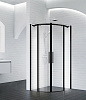Картинка анонса товара «душевой уголок belbagno acqua r2 100x100 см прозрачное стекло черный acqua-r-2-100-c-nero»