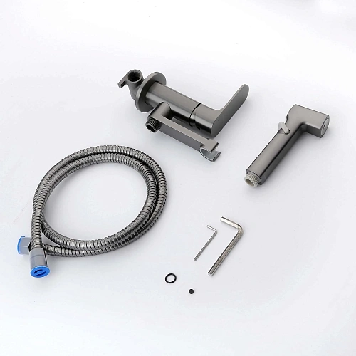 Гигиенический душ Aquatek АЛЬФА AQ1919BGM оружейная сталь Гигиенический душ Aquatek АЛЬФА AQ1919BGM оружейная сталь