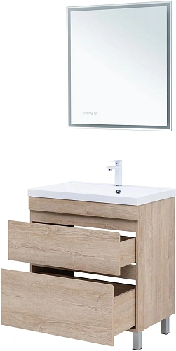 Тумба под раковину Aquanet Нота New 75 00344143 дуб светлый Тумба под раковину Aquanet Нота New 75 00344143 дуб светлый