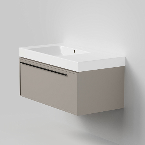 Тумба с раковиной La Fenice Elba Cappuccino 90 NFNC-01-ELB-C-90-3-90L бежевая матовая Тумба с раковиной La Fenice Elba Cappuccino 90 NFNC-01-ELB-C-90-3-90L бежевая матовая