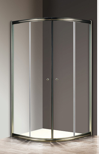 Душевой уголок CEZARES GIUBILEO-R-2-90-SCORREVOLE-C-Br 90x90см стекло прозрачное, профиль бронза Душевой уголок CEZARES GIUBILEO-R-2-90-SCORREVOLE-C-Br 90x90см стекло прозрачное, профиль бронза