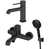 Комплект смесителей Orange Karl M05-311b черный Комплект смесителей Orange Karl M05-311b черный
