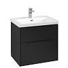 Картинка анонса товара «тумба под раковину villeroy &amp; boch subway 3.0 volcano black / volcano black c57601vl»