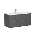 Тумба под раковину Sancos Folk FL100GS 995х445х500 Grey soft, подвесная Тумба под раковину Sancos Folk FL100GS 995х445х500 Grey soft, подвесная