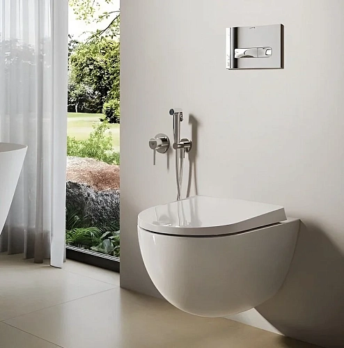 Унитаз подвесной Kludi RESA D 24WCSET43 керамический с сиденьем Унитаз подвесной Kludi RESA D 24WCSET43 керамический с сиденьем