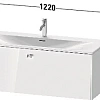 Тумба под раковину Duravit Brioso BR421402222 подвесная 122 см белая Тумба под раковину Duravit Brioso BR421402222 подвесная 122 см белая