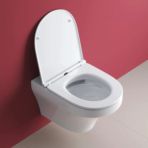 Унитаз подвесной CEZARES DUET CZR-2462-TH-TOR/CZR-870-SC безободковый с сиденьем Унитаз подвесной CEZARES DUET CZR-2462-TH-TOR/CZR-870-SC безободковый с сиденьем