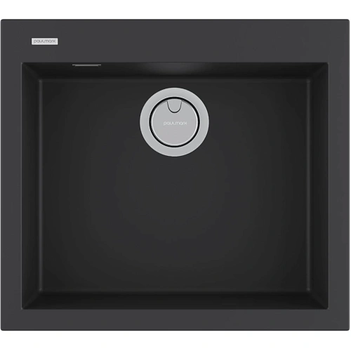 Кухонная мойка Paulmark DECORATION 56 PM935650-AN, ANTRACITE, 560х500 мм Кухонная мойка Paulmark DECORATION 56 PM935650-AN, ANTRACITE, 560х500 мм