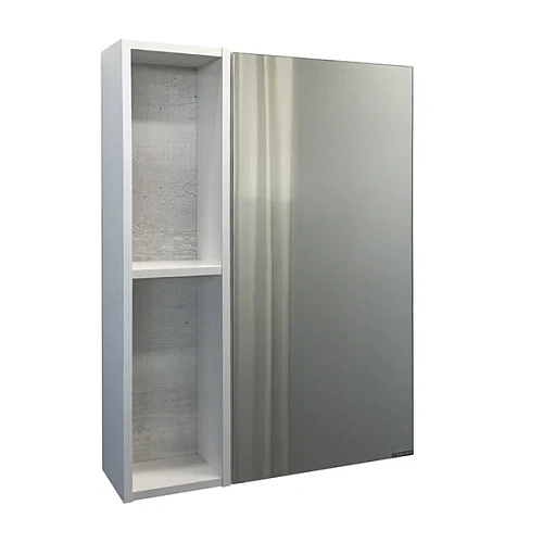 Зеркальный шкаф Comforty Прага-60 00004147599 дуб белый Зеркальный шкаф Comforty Прага-60 00004147599 дуб белый