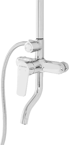 Душевая система STWORKI Хальмстад FT13110 со смесителем для ванны 577354 Душевая система STWORKI Хальмстад FT13110 со смесителем для ванны 577354