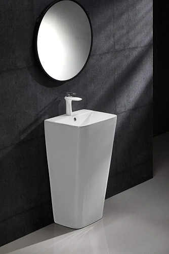 Раковина CeramaLux G302 напольная, белый Раковина CeramaLux G302 напольная, белый