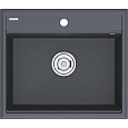 Кухонная мойка Paulmark STEPIA 60 PM115951-AN, антрацит, 590х510 Кухонная мойка Paulmark STEPIA 60 PM115951-AN, антрацит, 590х510