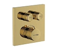 Смеситель для душа WasserKRAFT Sauer 7148 Thermo термостатический золото Смеситель для душа WasserKRAFT Sauer 7148 Thermo термостатический золото