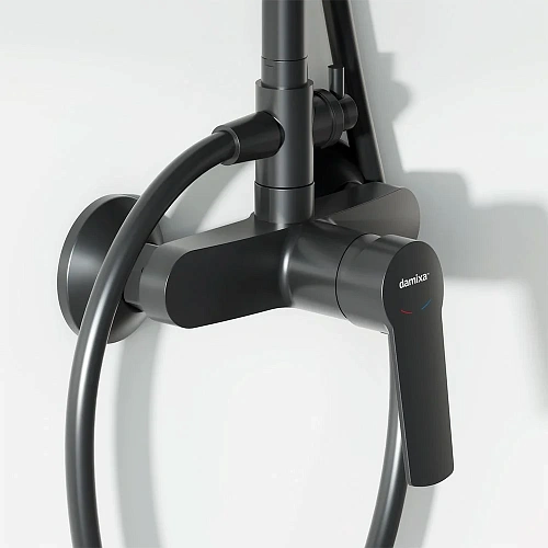 Душевая система Damixa Jupiter 977710300 черный Душевая система Damixa Jupiter 977710300 черный