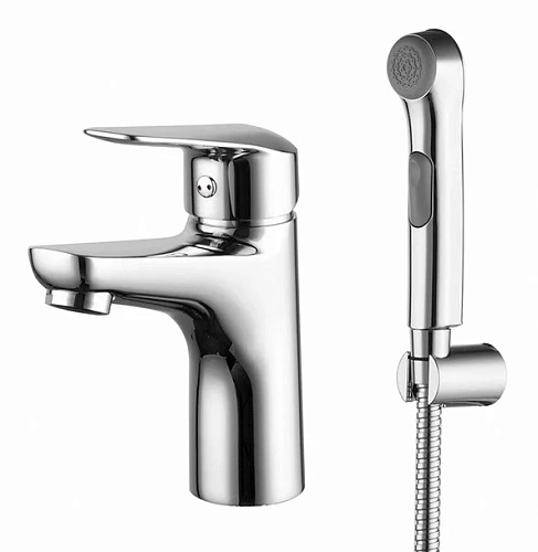 Смеситель для раковины Iddis Torr TORSB00i08 с Гигиенический душем Смеситель для раковины Iddis Torr TORSB00i08 с Гигиенический душем