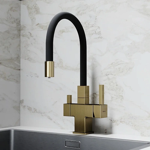 Смеситель для кухни Sancos Arno SC4005BG под фильтр, брашированное золото Смеситель для кухни Sancos Arno SC4005BG под фильтр, брашированное золото