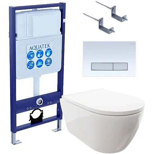 Комплект инсталляции Aquatek Standard INS-0000012 с унитазом ПОЛАРИС AQ0700-00 с сиденьем микролифт, кркпежомом KKI-0000002 клавишей смыва KDI0000022 SET Aquatek ПОЛАРИС-022 4в1 Комплект инсталляции Aquatek Standard INS-0000012 с унитазом ПОЛАРИС AQ0700-00 с сиденьем микролифт, кркпежомом KKI-0000002 клавишей смыва KDI0000022 SET Aquatek ПОЛАРИС-022 4в1