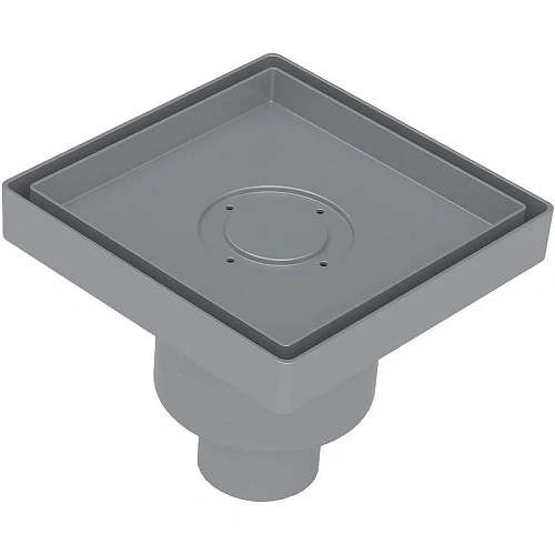 Душевой трап BERGES водосток напольный Trend Keramik 150x150 под керамическую плитку, D50 вертикальн 093004 Душевой трап BERGES водосток напольный Trend Keramik 150x150 под керамическую плитку, D50 вертикальн 093004