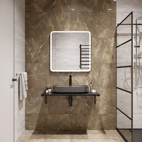 Раковина STWORKI накладная 65 3064-110 черная матовая 560810 Раковина STWORKI накладная 65 3064-110 черная матовая 560810