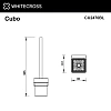 Ершик для унитаза WHITECROSS Cubo CU2470BL черный матовый Ершик для унитаза WHITECROSS Cubo CU2470BL черный матовый