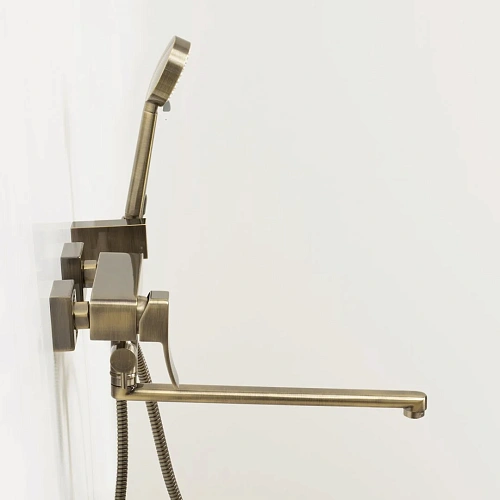 Смеситель для ванны WasserKRAFT Exter 1602L светлая бронза Смеситель для ванны WasserKRAFT Exter 1602L светлая бронза