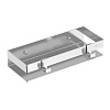Картинка анонса товара «полка lemark 300 мм shelf line с крючками, хром 9771049»