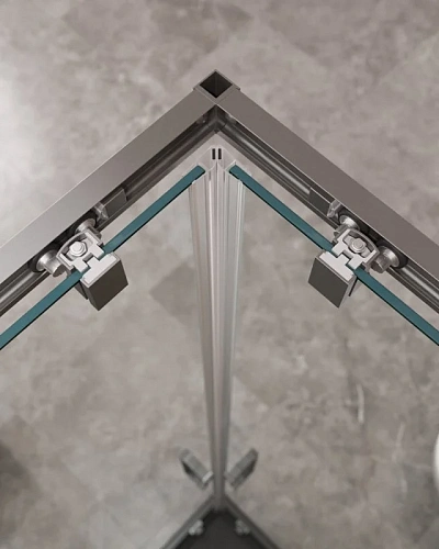 Душевой уголок CEZARES MOLVENO-AH-22-120/110-C-GM-IV цвет профиля оружейная сталь стекло прозрачное 1200x1100 мм Душевой уголок CEZARES MOLVENO-AH-22-120/110-C-GM-IV цвет профиля оружейная сталь стекло прозрачное 1200x1100 мм