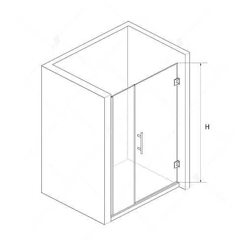 Душевая дверь RGW Hotel HO-012B 350601200-24 Душевая дверь RGW Hotel HO-012B 350601200-24