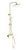 Душевая система Wonzon & Woghand с термостатом, брашированное золото (WW-B3110-BG) Душевая система Wonzon & Woghand с термостатом, брашированное золото (WW-B3110-BG)
