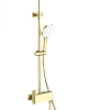 Душевая система Wonzon & Woghand с термостатом, брашированное золото (WW-B3110-BG) Душевая система Wonzon & Woghand с термостатом, брашированное золото (WW-B3110-BG)