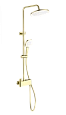 Душевая система Wonzon & Woghand с термостатом, брашированное золото (WW-B3110-BG) Душевая система Wonzon & Woghand с термостатом, брашированное золото (WW-B3110-BG)