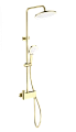 Душевая система Wonzon & Woghand с термостатом, брашированное золото (WW-B3110-BG) Душевая система Wonzon & Woghand с термостатом, брашированное золото (WW-B3110-BG)