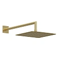 Верхний душ CEZARES PORTA-TDDQ-30-SR 300x300мм 350 мм, квадратное сечение, матовое золото Верхний душ CEZARES PORTA-TDDQ-30-SR 300x300мм 350 мм, квадратное сечение, матовое золото