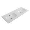 Картинка анонса товара «раковина cezares czr-8073-120-2 с двумя чашами белый 1210x460 керамика»