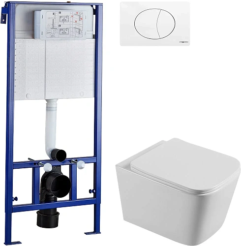 Инсталляция для унитаза STWORKI Бурос BU-04up 510162 с кнопкой смыва 230824 белой 589628 Инсталляция для унитаза STWORKI Бурос BU-04up 510162 с кнопкой смыва 230824 белой 589628