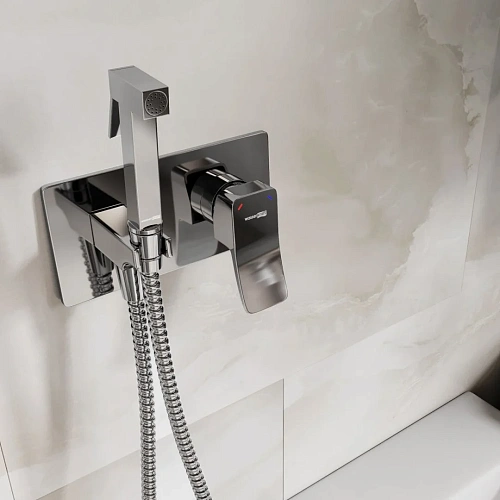 Гигиенический душ WasserKRAFT Aller 10638 хром Гигиенический душ WasserKRAFT Aller 10638 хром