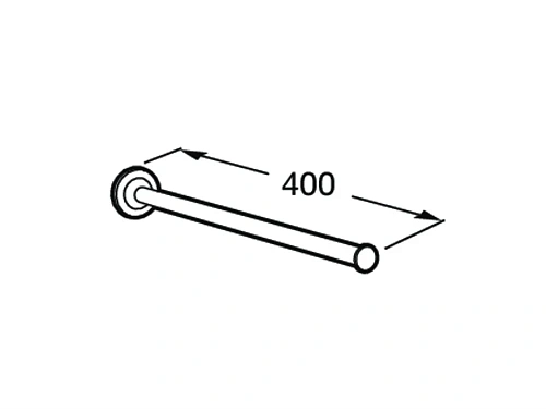 Полотенцедержатель ROCA Hotels прямой 815429001 Полотенцедержатель ROCA Hotels прямой 815429001