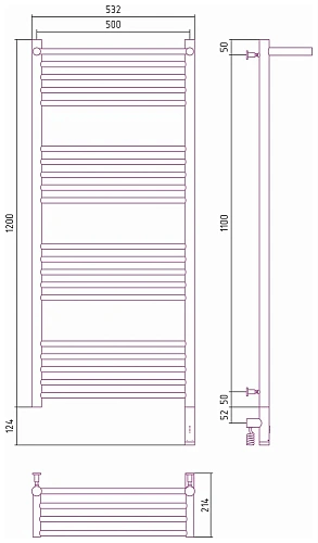 Полотенцесушитель электрический Сунержа Богема с полкой 3.0 1200х500 / МЭМ правый 31-5807-1250 Матов Полотенцесушитель электрический Сунержа Богема с полкой 3.0 1200х500 / МЭМ правый 31-5807-1250 Матов