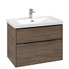 Картинка анонса товара «тумба под раковину villeroy &amp; boch subway 3.0 с подсветкой arizona oak / arizona oak c574l1vh»