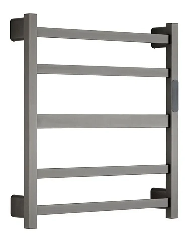 Полотенцесушитель электрический Raglo R350.02.09 настенный сенсорный с терморегулятором, графит Полотенцесушитель электрический Raglo R350.02.09 настенный сенсорный с терморегулятором, графит