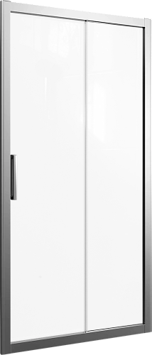 Душевая дверь STWORKI Стокгольм 110 см профиль хром матовый, раздвижная, прозрачное стекло 409017 Душевая дверь STWORKI Стокгольм 110 см профиль хром матовый, раздвижная, прозрачное стекло 409017