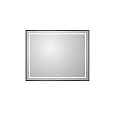 Зеркало BelBagno SPC-KRAFT-1000-800-LED-TCH-WARM-NERO 1000x32x800 мм с подсветкой сенсорным выключателем и подогревом Зеркало BelBagno SPC-KRAFT-1000-800-LED-TCH-WARM-NERO 1000x32x800 мм с подсветкой сенсорным выключателем и подогревом