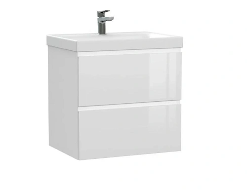 Тумба под раковину Cersanit MODUO 60 (SZ-MOD-MO60/Wh) подвесная для MODUO 60 белый 64140 Тумба под раковину Cersanit MODUO 60 (SZ-MOD-MO60/Wh) подвесная для MODUO 60 белый 64140