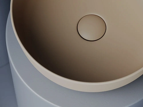 Раковина Ceramica Nova ELEMENT CN6073MC Капучино матовый накладная Раковина Ceramica Nova ELEMENT CN6073MC Капучино матовый накладная