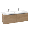 Картинка анонса товара «тумба под раковину villeroy &amp; boch subway 3.0 с подсветкой nordic oak / nordic oak c601l0vj»
