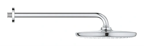 Верхний душ GROHE Tempesta 250, круглый + Душевой кронштейн 380 мм, хром (26663000) Верхний душ GROHE Tempesta 250, круглый + Душевой кронштейн 380 мм, хром (26663000)