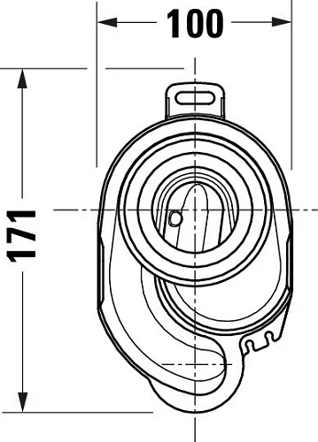 Сифон для писсуара DURAVIT 51130000 Сифон для писсуара DURAVIT 51130000
