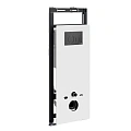 Инсталляция для унитаза WasserKRAFT Salm 27TLT.010.ME.WH.MB02 с клавишей смыва черный Инсталляция для унитаза WasserKRAFT Salm 27TLT.010.ME.WH.MB02 с клавишей смыва черный